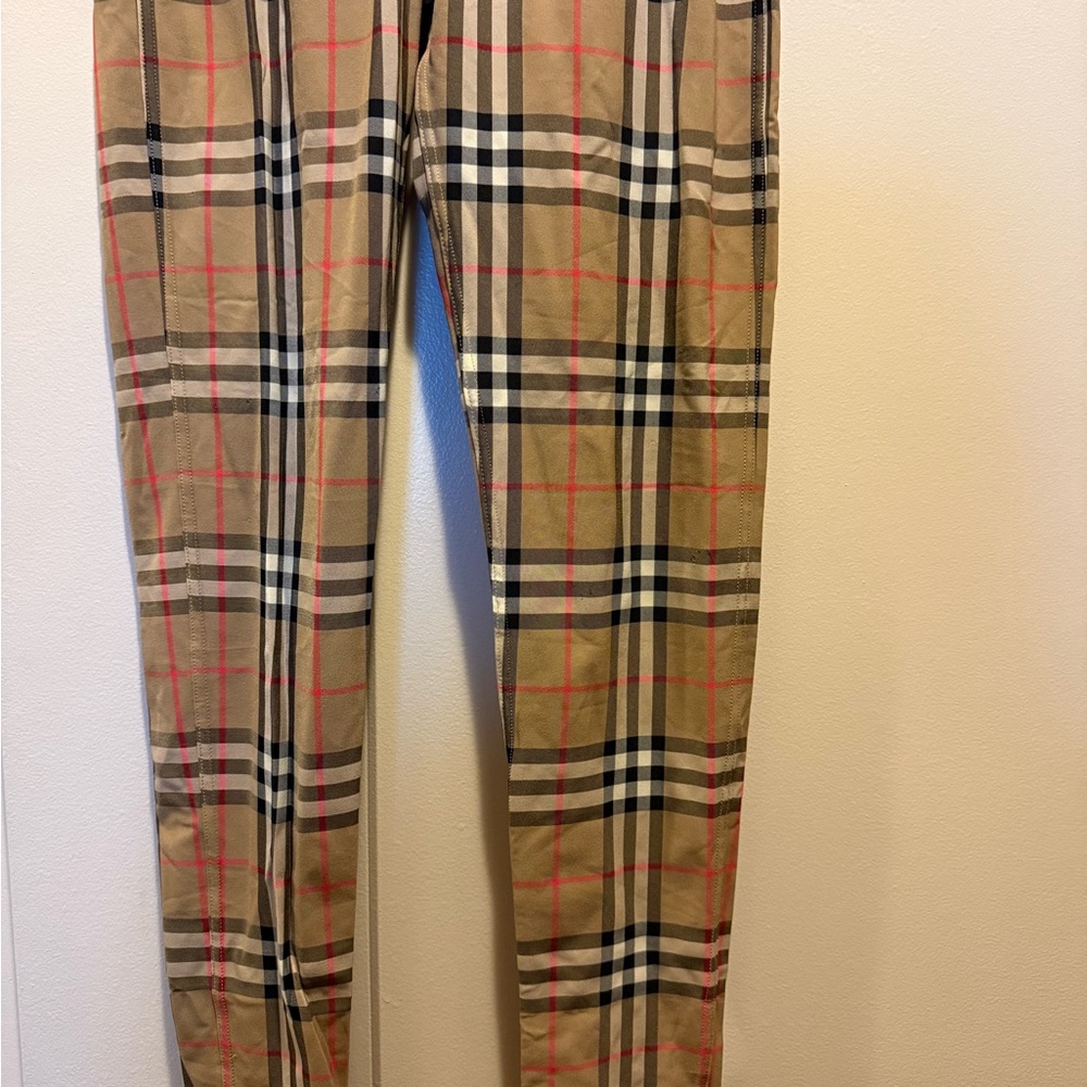 Burberry Tan Checkered women’s leggings
